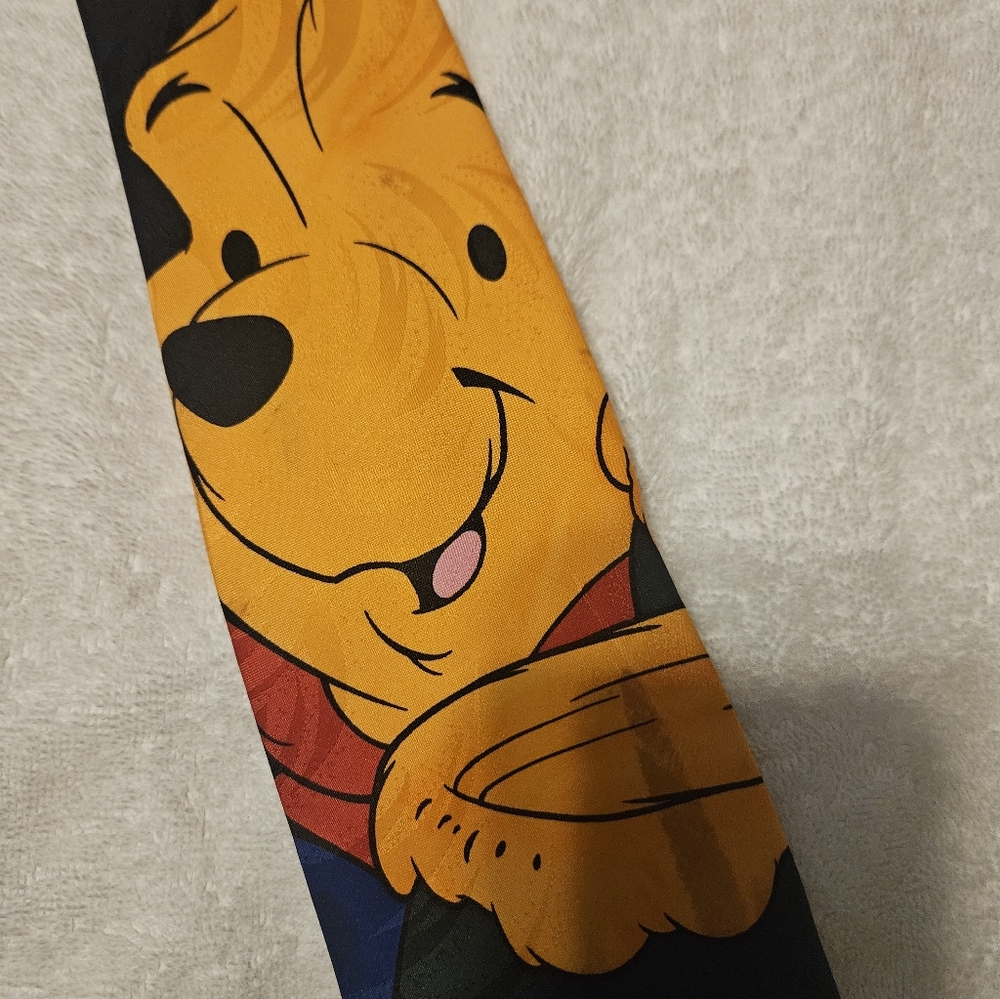 Disney Winnie the Pooh Dog Tie - Yellow and Black